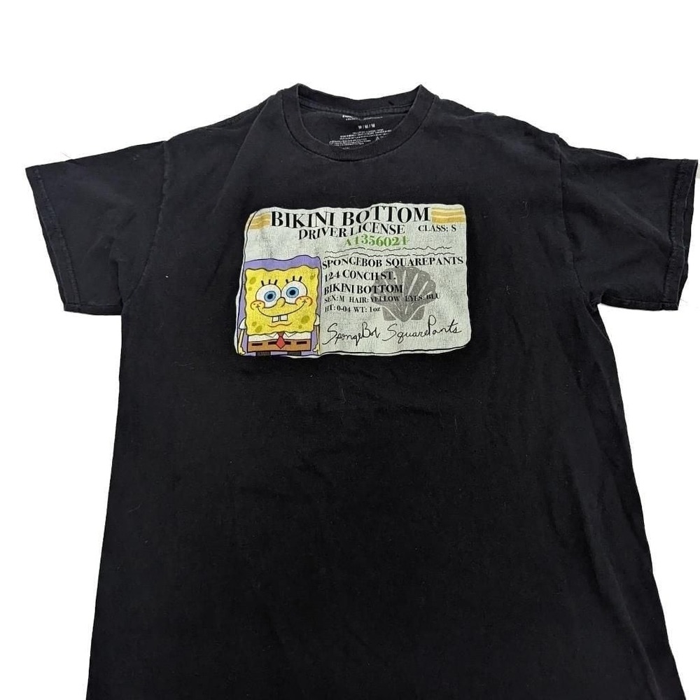 Nickelodeon Spongebob Squarepants Bikini Bottom Driver's License T-Shirt